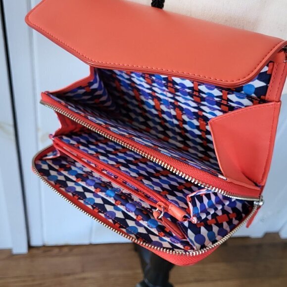 Vera Bradley Accordion Faux Leather Crossbody Bag - Picture 2 of 13